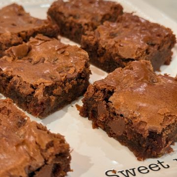 chocolate brownies gooey homemade easy